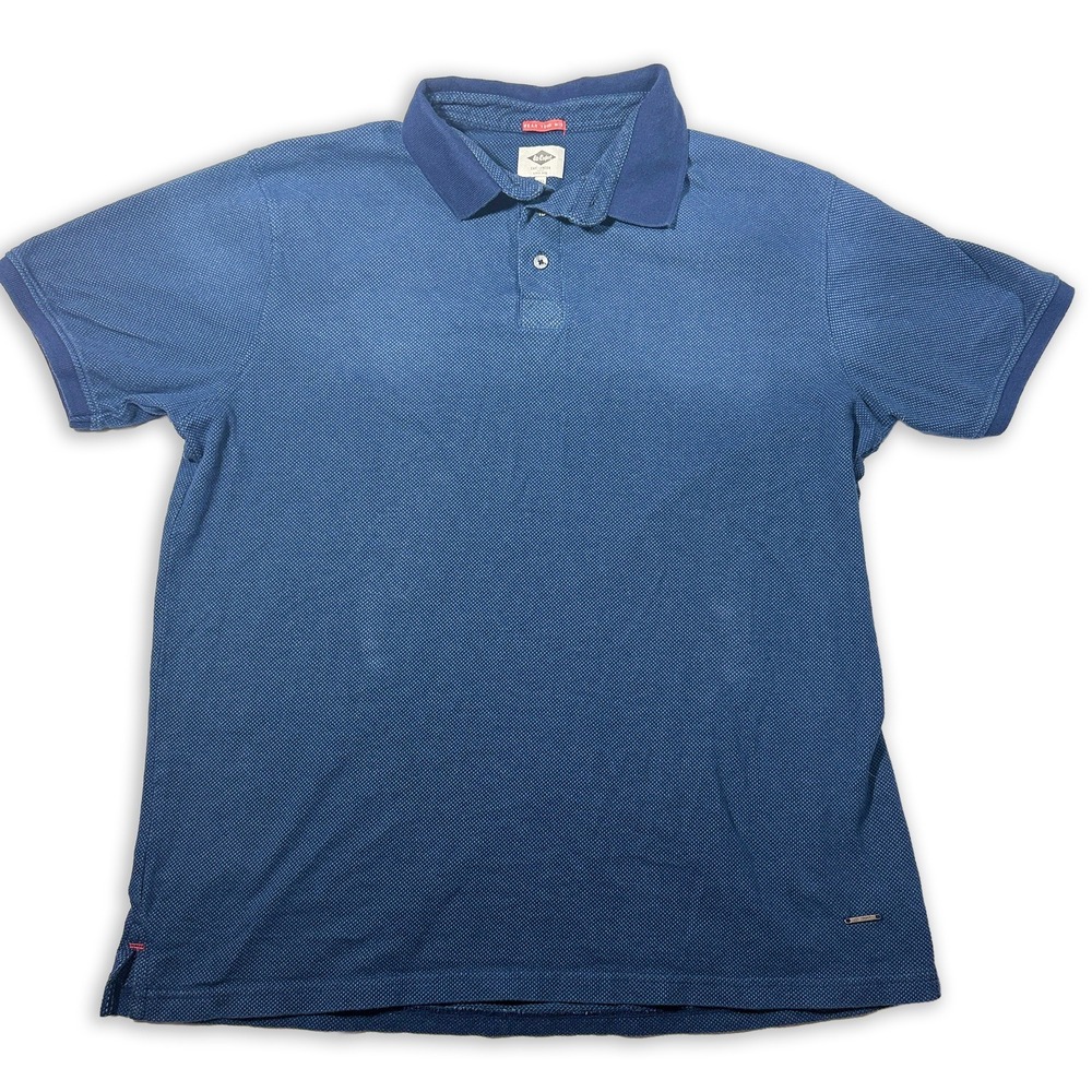 Lee Cooper Mens Blue Polo Shirt Short Sleeve Collar Size XXL Casual